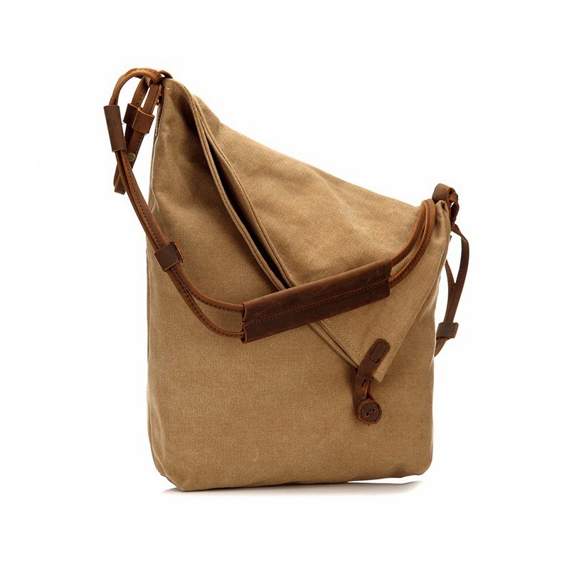 Женская сумка Air через плечо светло-коричневая - 2 фото