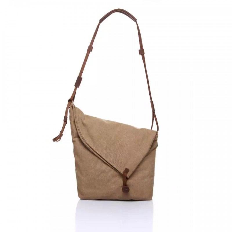 Жіноча сумка Air через плече світло-коричнева - 5 фото