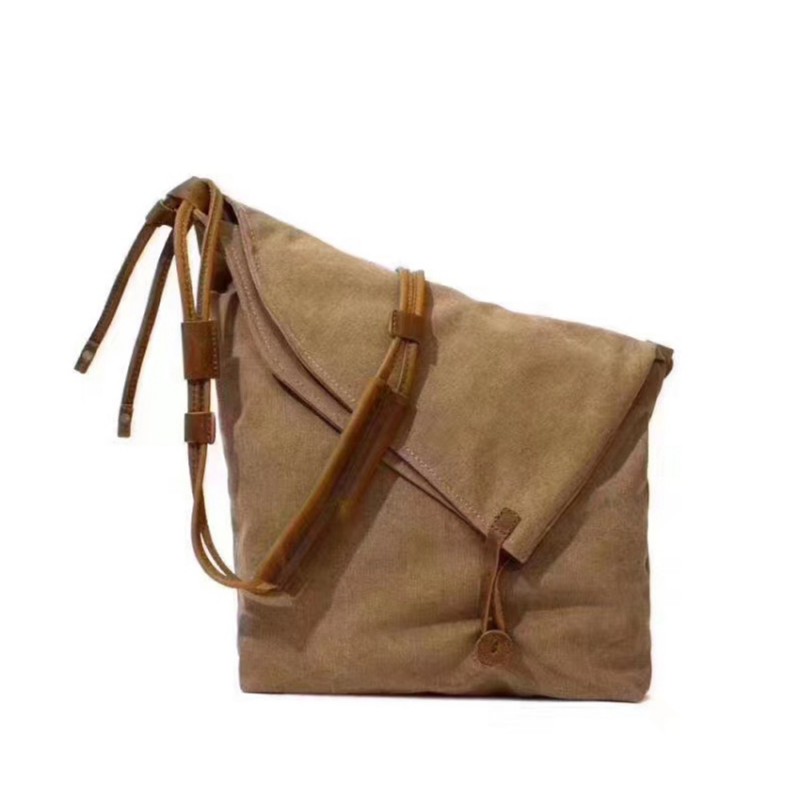 Жіноча сумка Air через плече світло-коричнева - 8 фото
