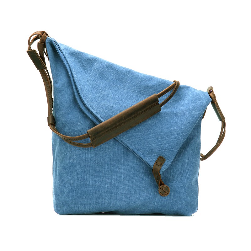 Женская сумка Air через плечо голубая - 1 фото