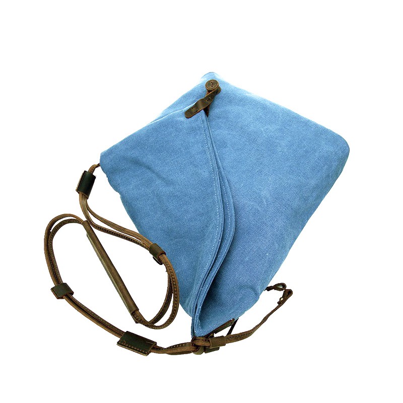 Женская сумка Air через плечо голубая - 4 фото
