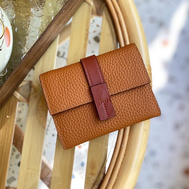Жіночий шкіряний гаманець Rachel світло-коричневий - 3 фото