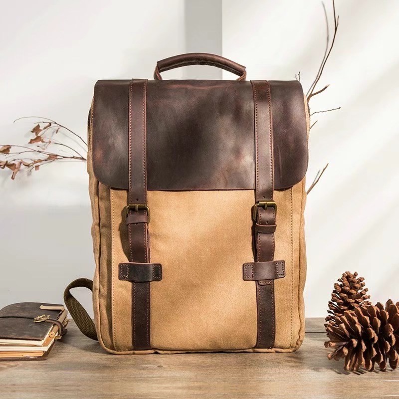 Чоловічий міський рюкзак Ethan світло-коричневий - 1 фото