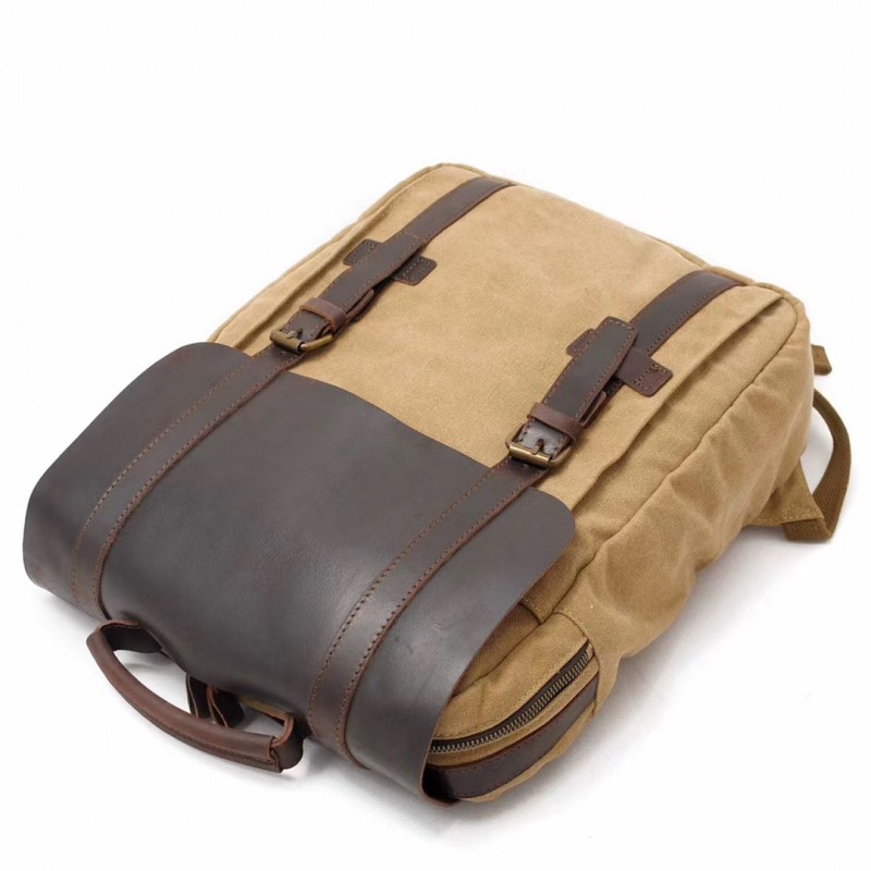 Чоловічий міський рюкзак Ethan світло-коричневий - 5 фото
