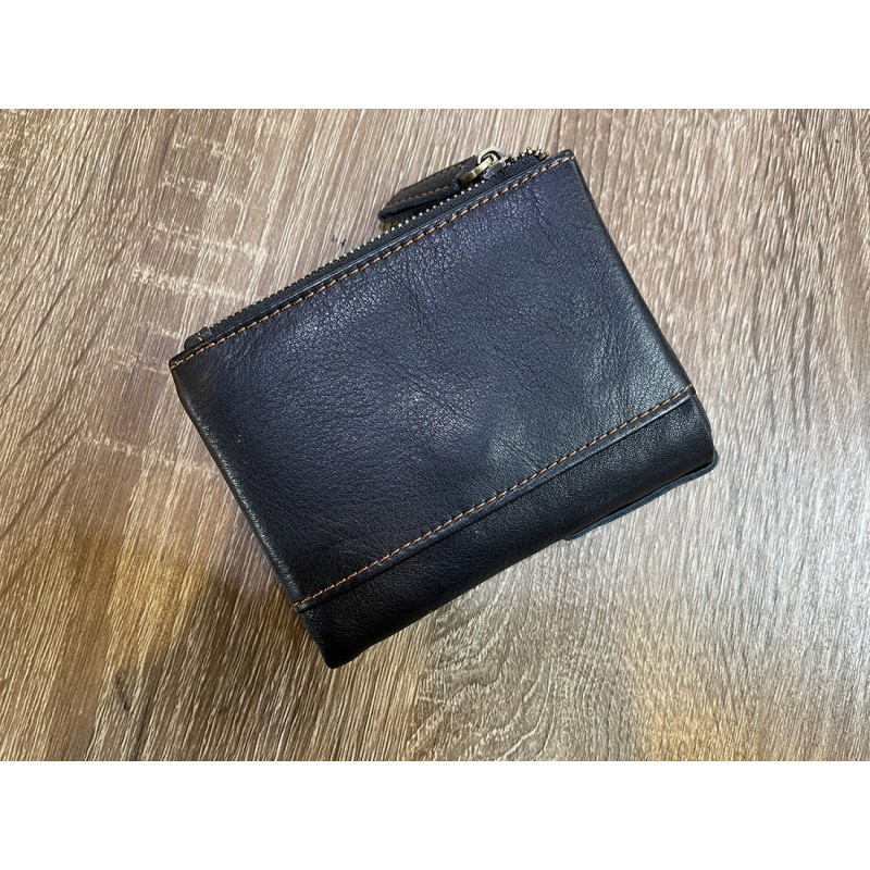 Чоловічий шкіряний гаманець Corrida чорний - 2 фото