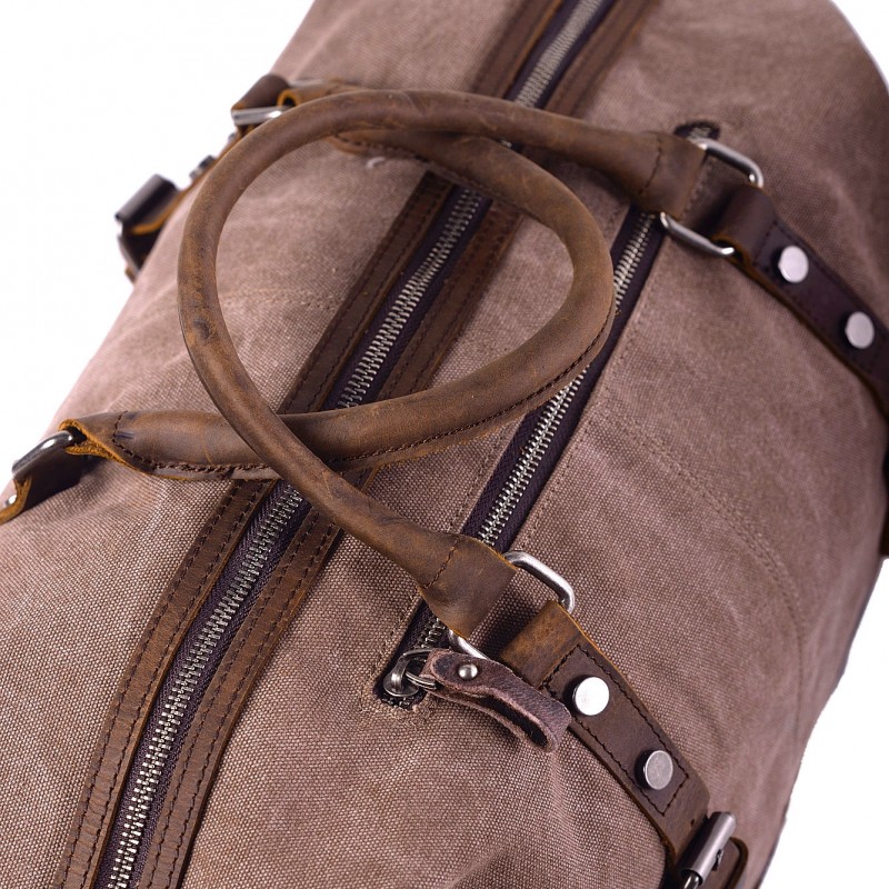 Чоловіча міська сумка Town коричнева - 9 фото