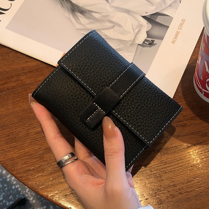 Жіночий шкіряний гаманець Rachel чорний - 2 фото