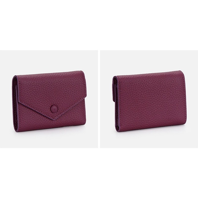 Женский кожаный кошелек Ellie фиолетовый - 1 фото