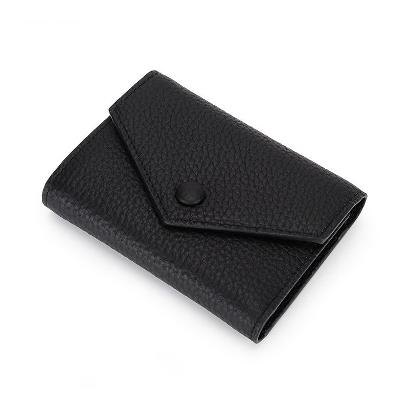 Жіночий шкіряний гаманець Ellie чорний - 1 фото