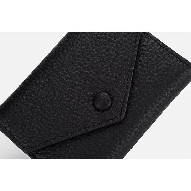 Жіночий шкіряний гаманець Ellie чорний - 8 фото
