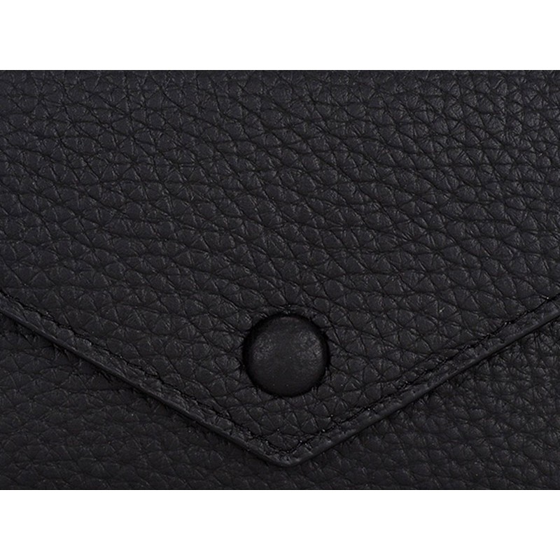 Женский кожаный кошелек Ellie черный - 10 фото