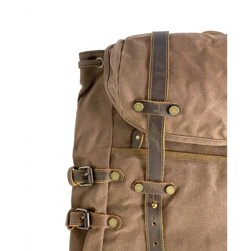 Чоловічий міський рюкзак Christopher коричневий - 3 фото