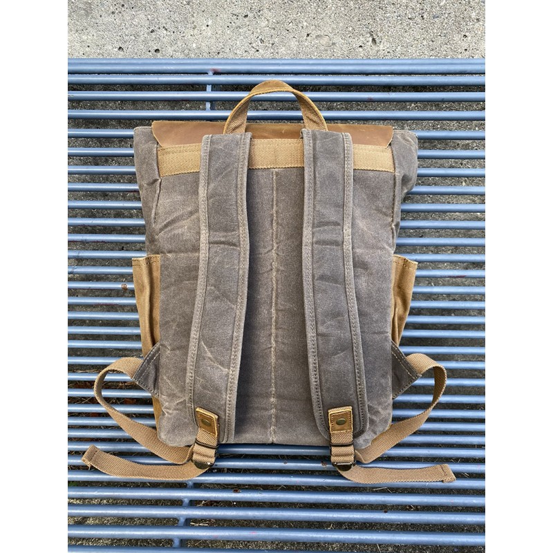 Чоловічий міський рюкзак Jacob тауп - 6 фото