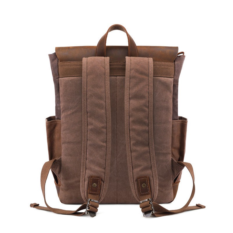 Чоловічий міський рюкзак Jacob коричневий - 4 фото
