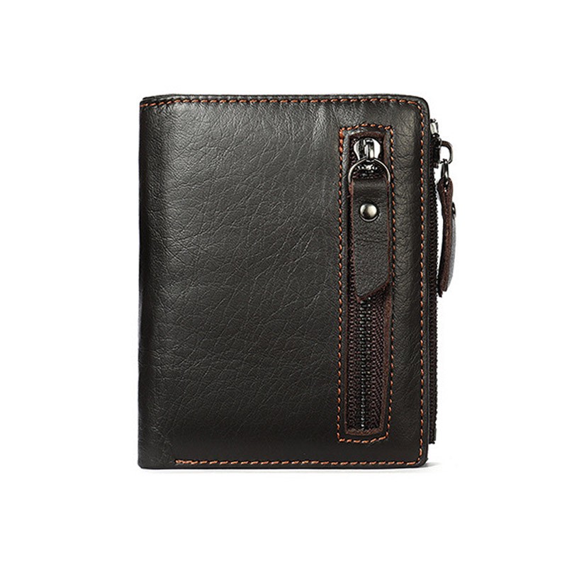 Чоловічий гаманець Kentucky шкіряний темно-коричневий - 1 фото