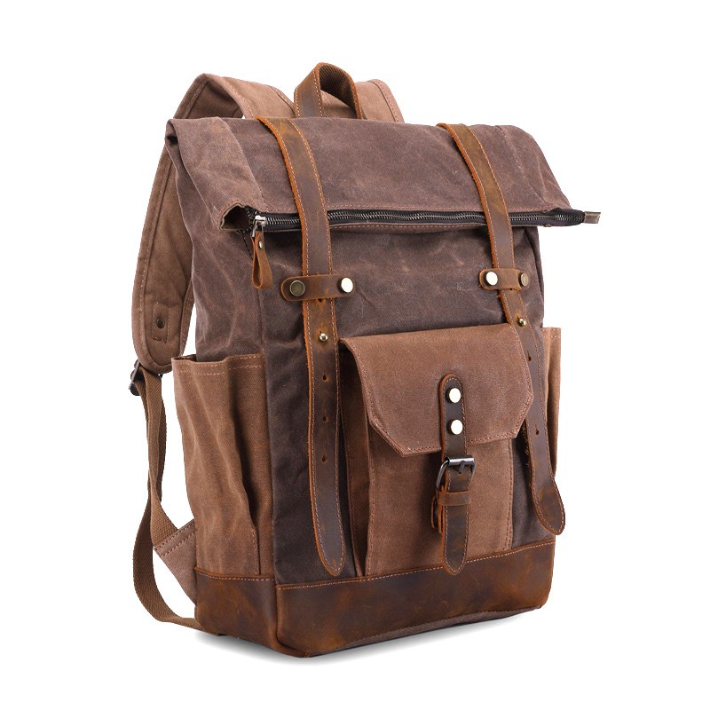 Чоловічий міський рюкзак Dylan коричневий - 2 фото