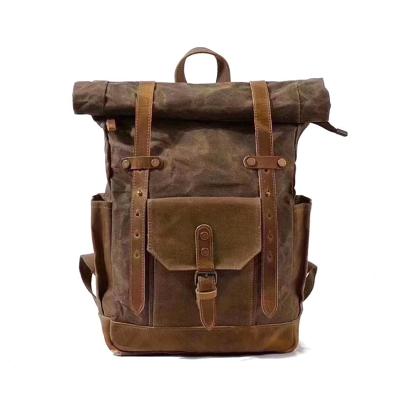 Чоловічий міський рюкзак Dylan коричневий - 8 фото