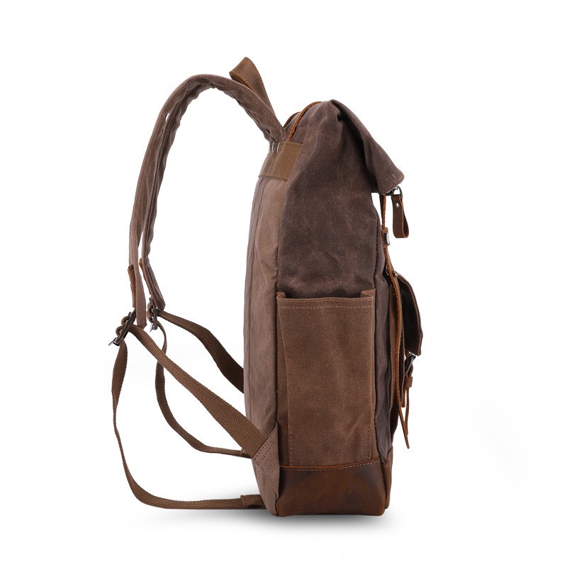 Чоловічий міський рюкзак Dylan коричневий - 3 фото