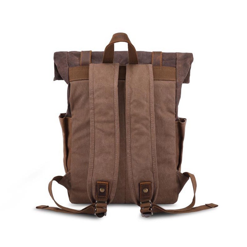 Чоловічий міський рюкзак Dylan коричневий - 4 фото