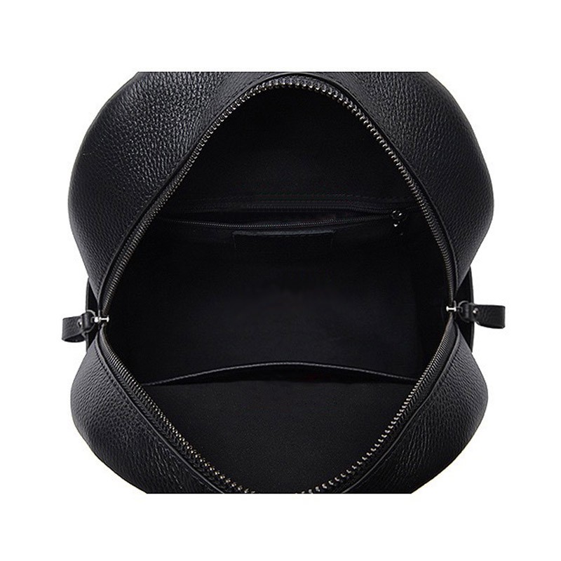 Женский кожаный рюкзак Esther черный - 7 фото