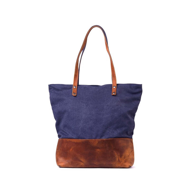 Женская городская сумка-тоут Voyage синяя фото
