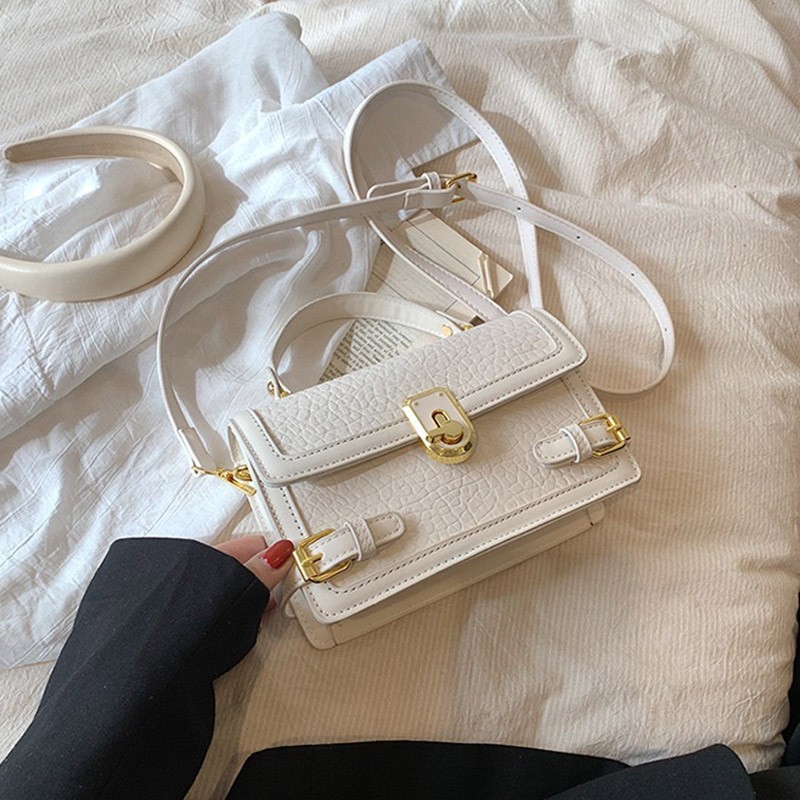Женская сумка-клатч Krystal кремовая - 4 фото