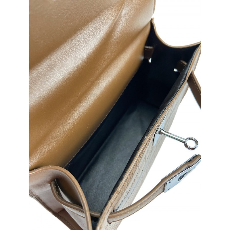 Жіноча сумка Cristal коричнева - 2 фото