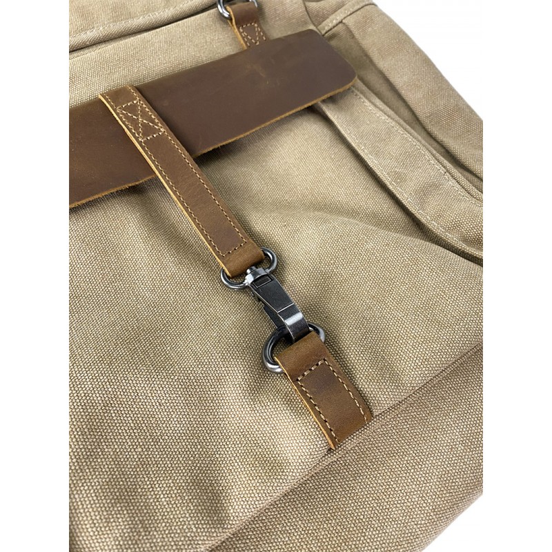 Чоловічий міський рюкзак Fridrich світло-коричневий - 3 фото