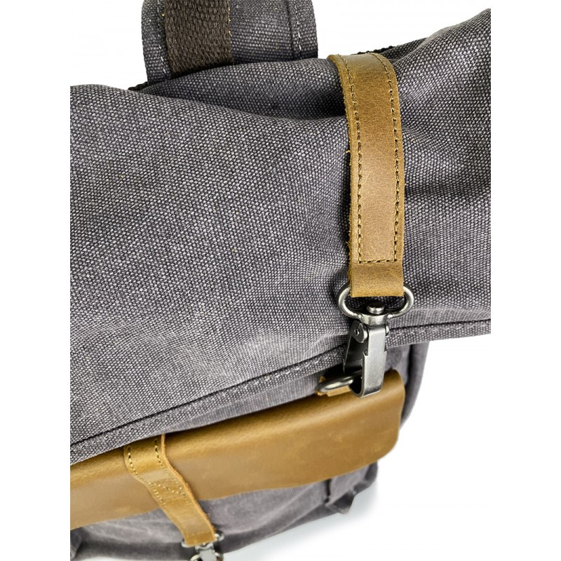 Чоловічий міський рюкзак Fridrich графіт - 5 фото