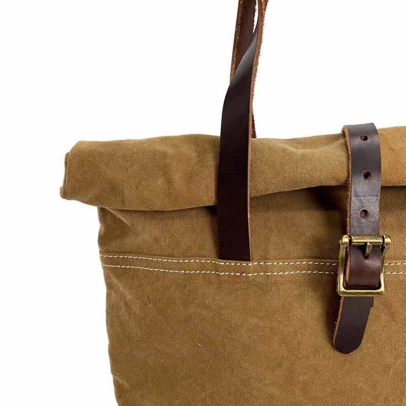 Женская городская сумка Craft коричневая - 9 фото