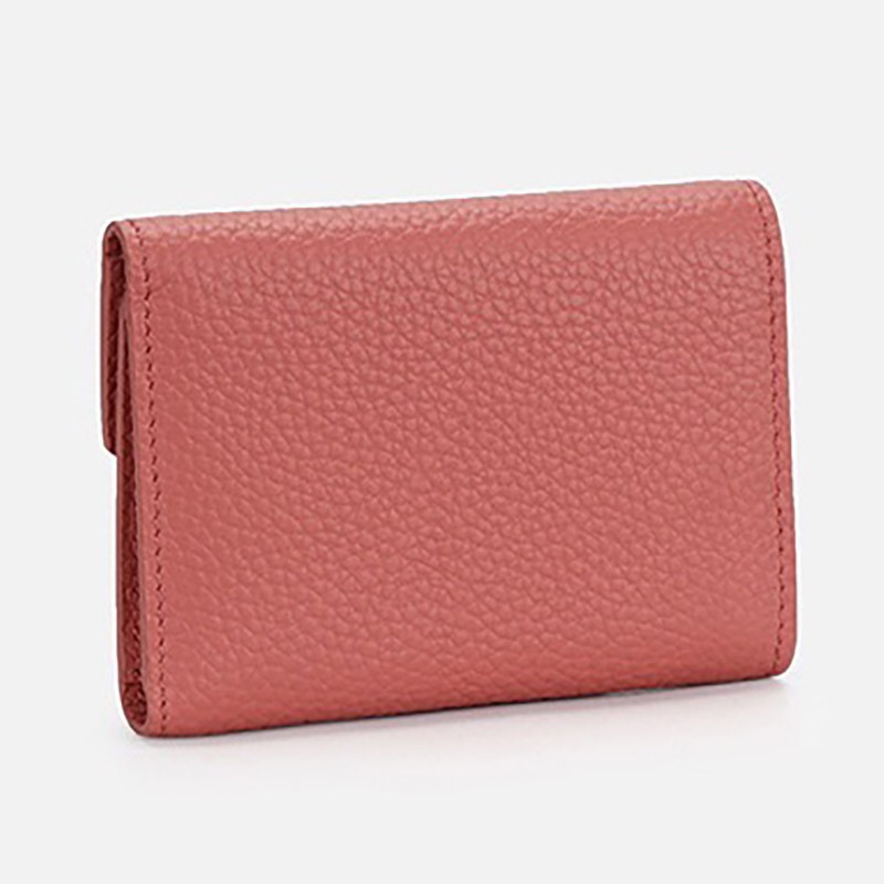 Жіночий шкіряний гаманець Ellie персиковий - 8 фото