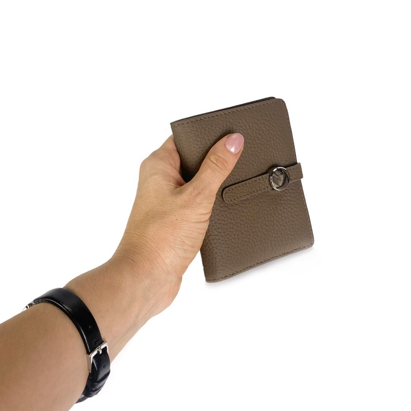 Жіночий шкіряний гаманець Annie коричневий - 2 фото
