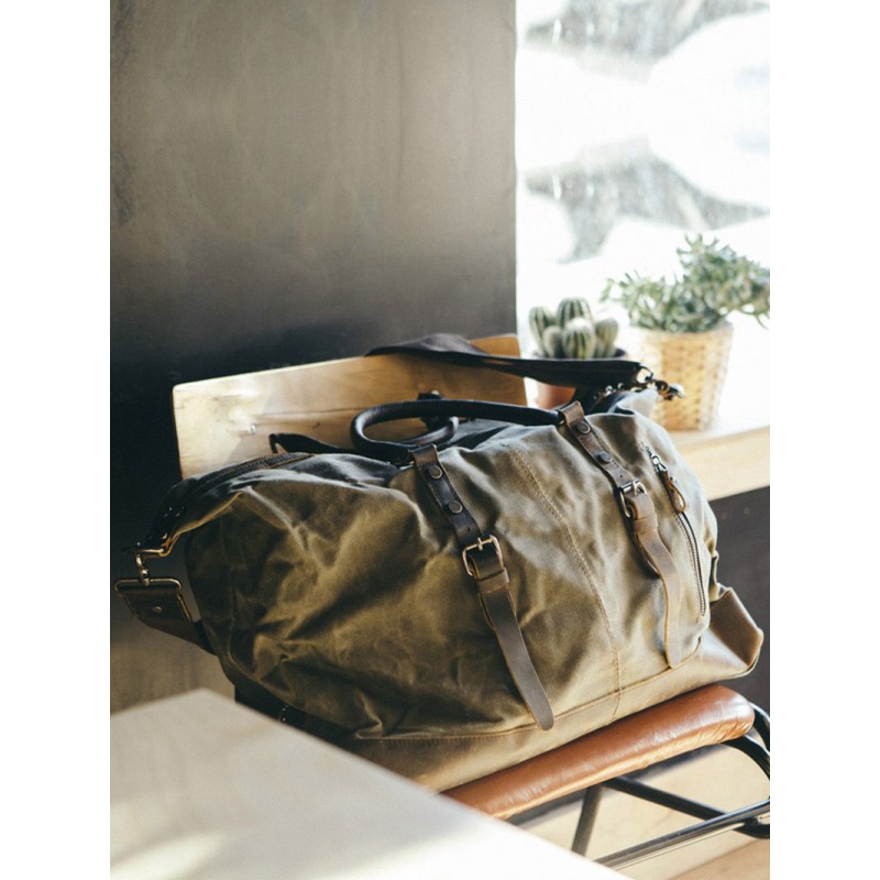 Чоловіча міська сумка Conrad хакі - 2 фото