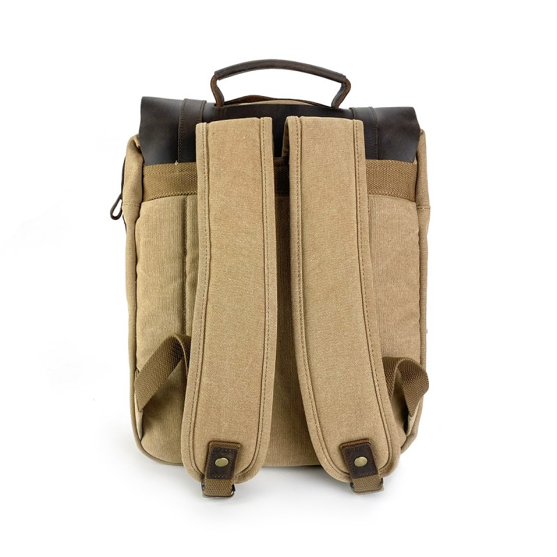 Чоловічий міський рюкзак Ethan світло-коричневий - 10 фото