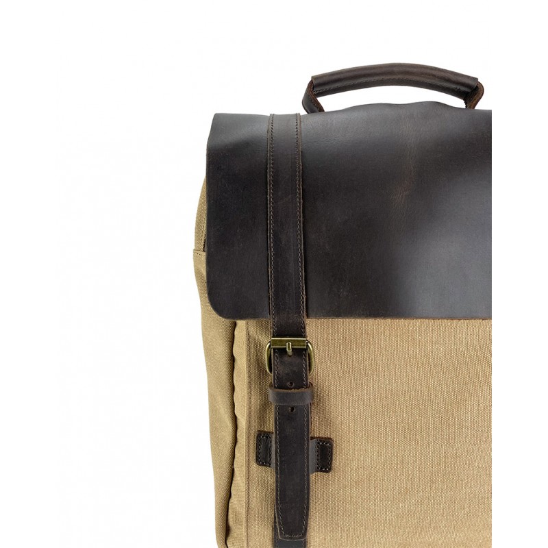 Чоловічий міський рюкзак Ethan світло-коричневий - 8 фото