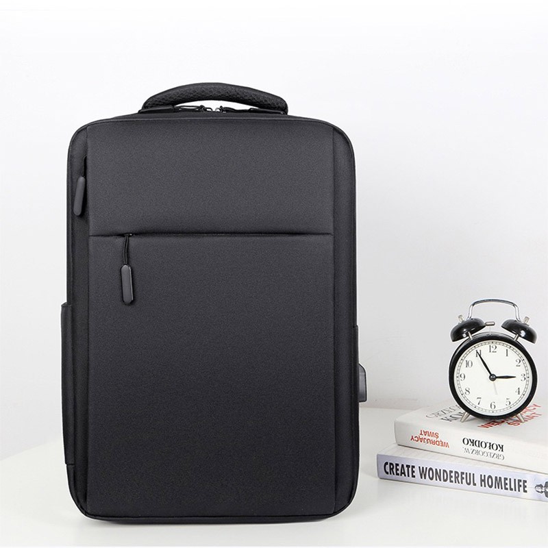 Чоловічий рюкзак для ноутбука Edelman 15 чорний - 3 фото