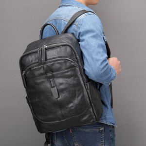 Мужской кожаный рюкзак Fred...