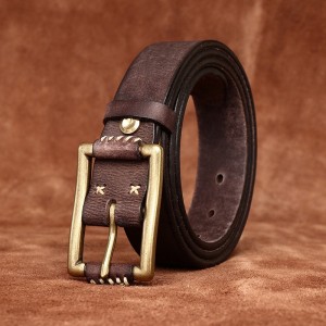 Чоловічий шкіряний ремінь...