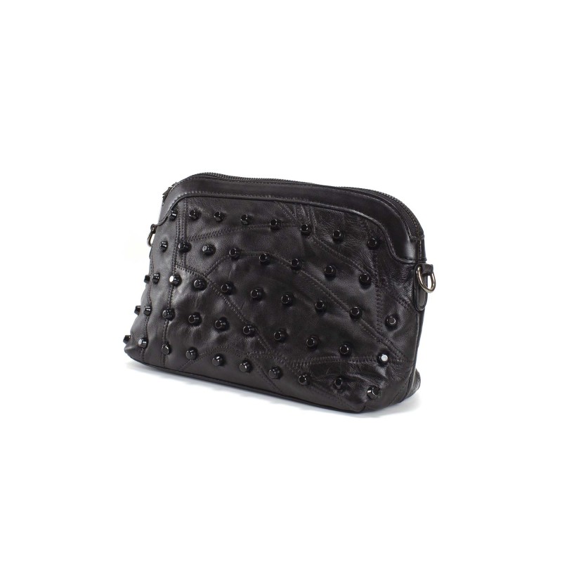 Женская сумка-клатч Louisa черная - 1 фото