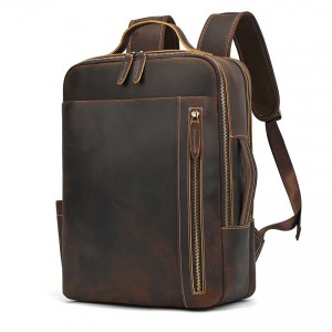 Мужской кожаный рюкзак...