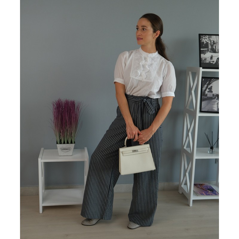 Жіноча шкіряна сумка Kelly 25 біла- 4 Жіноча шкіряна сумка Kelly 25 біла - 4 фото