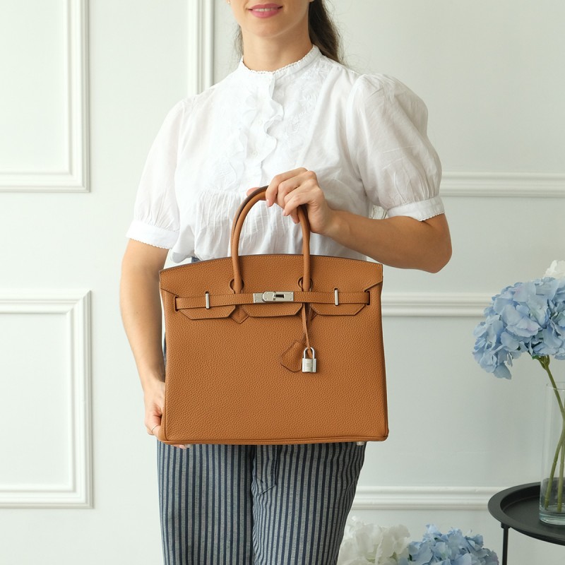Женская кожаная сумка Eloise 35 коричневая- 1 Женская кожаная сумка Eloise 35 коричневая - 1 фото