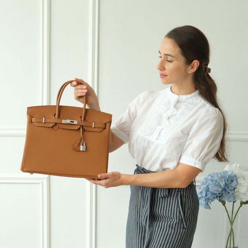 Женская кожаная сумка Eloise 35 коричневая- 4 Женская кожаная сумка Eloise 35 коричневая - 4 фото