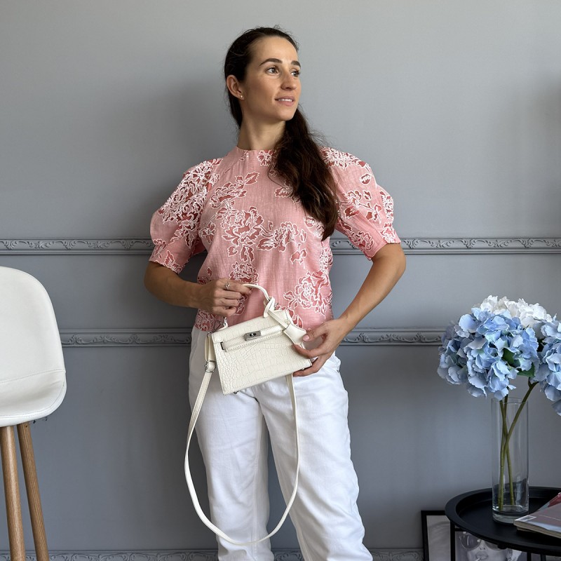 Женская сумка Cristal молочная - 2 фото