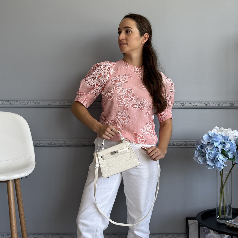 Женская сумка Cristal молочная - 11 фото