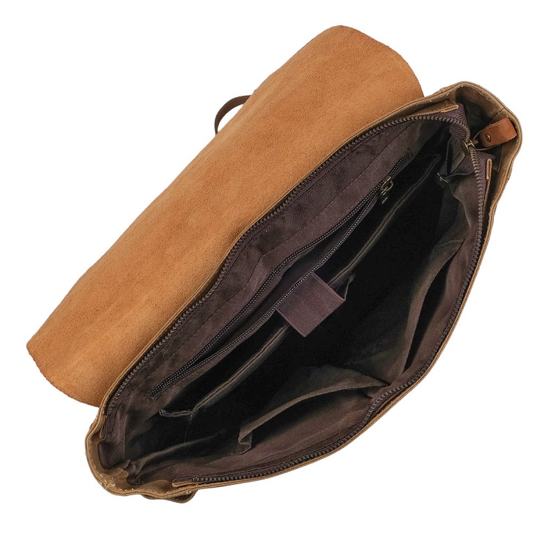 Мужской городской рюкзак Jacob светло-коричневый - 5 фото