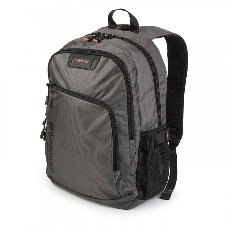 Мужской рюкзак для ноутбука WePower серый - 4 фото