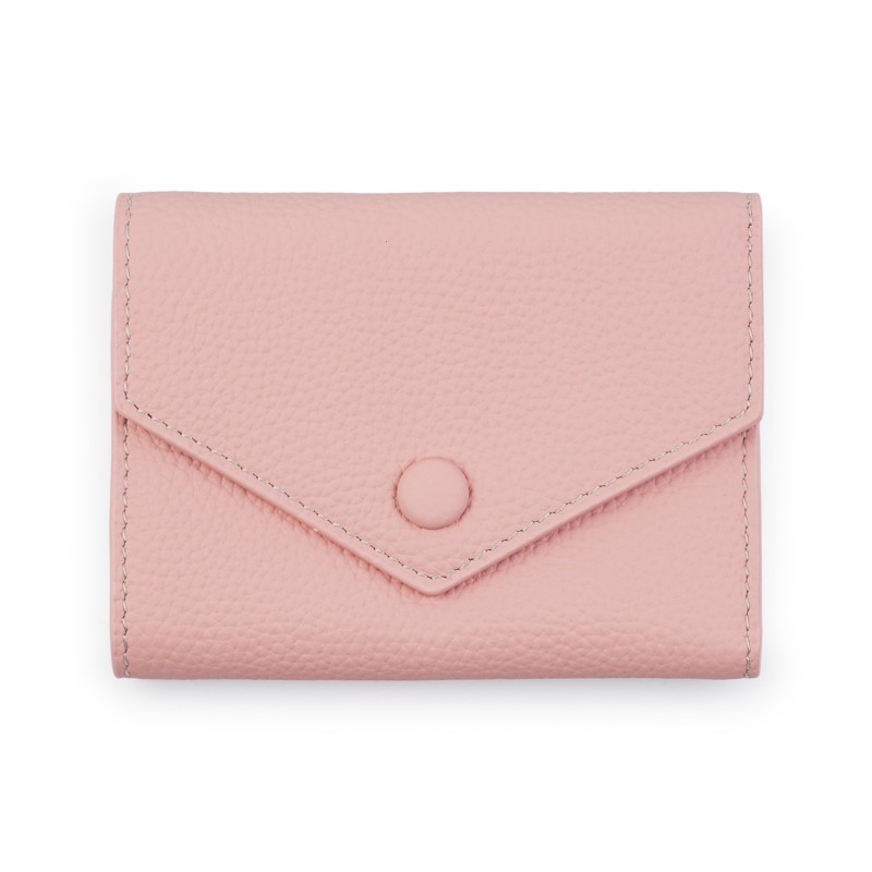 Жіночий шкіряний гаманець Ellie світло-рожевий - 3 фото