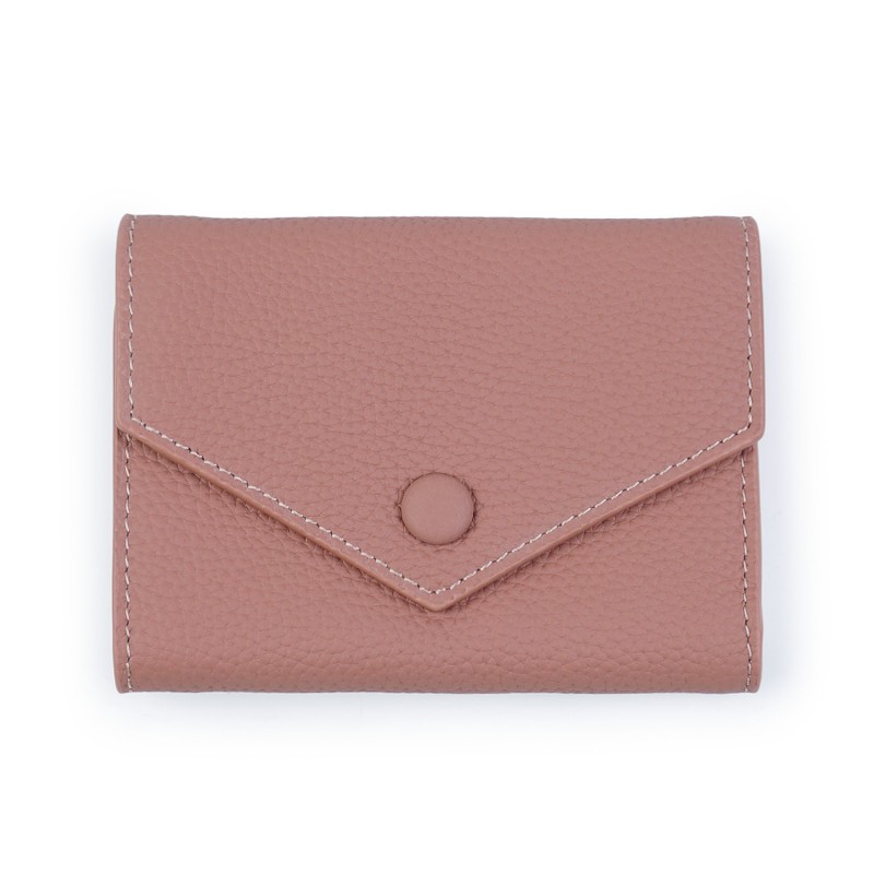 Женский кожаный кошелек Ellie сиреневый - 1 фото