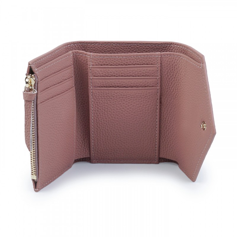 Женский кожаный кошелек Ellie сиреневый - 3 фото